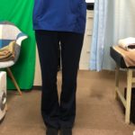 スタッフによるO脚体操の結果はいかに…